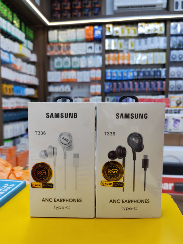 سماعات سامسونج T336 بمنفذ USB-C وتقنية AKG مع عزل الضوضاء