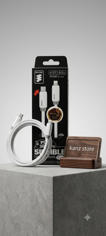Wekome cable type-c- iphone 30w