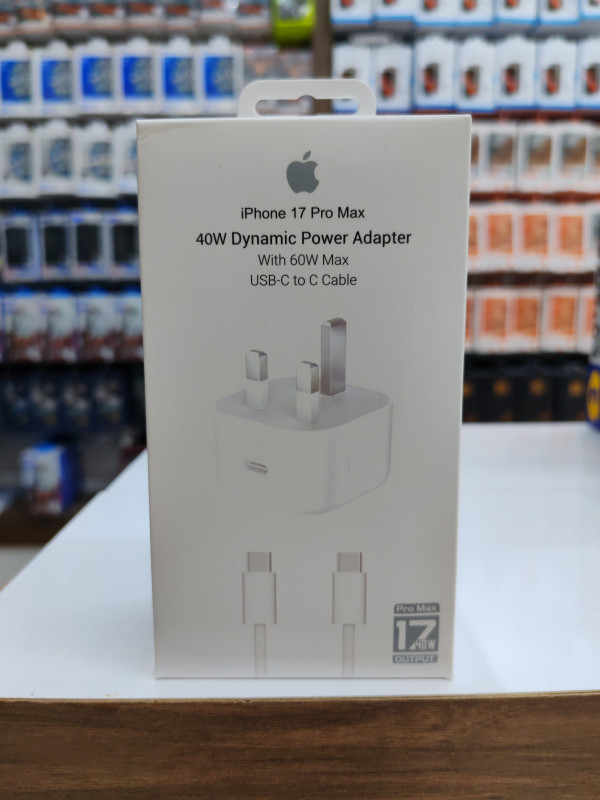 شاحن آبل بقوة 20 واط بمنفذ USB-C مع كابل لايتنينج للشحن السريع