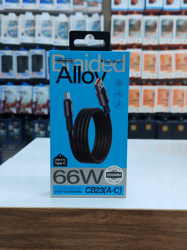 كابل شحن سريع الوف 66 واط من USB إلى Type-C - مزامنة بيانات عالية السرعة