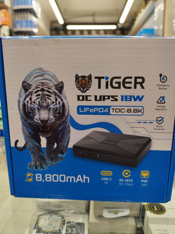 تايجر دي سي يو بي اس 18 واط (TDC-8.8K) - بطارية 8800 مللي أمبير للراوتر
