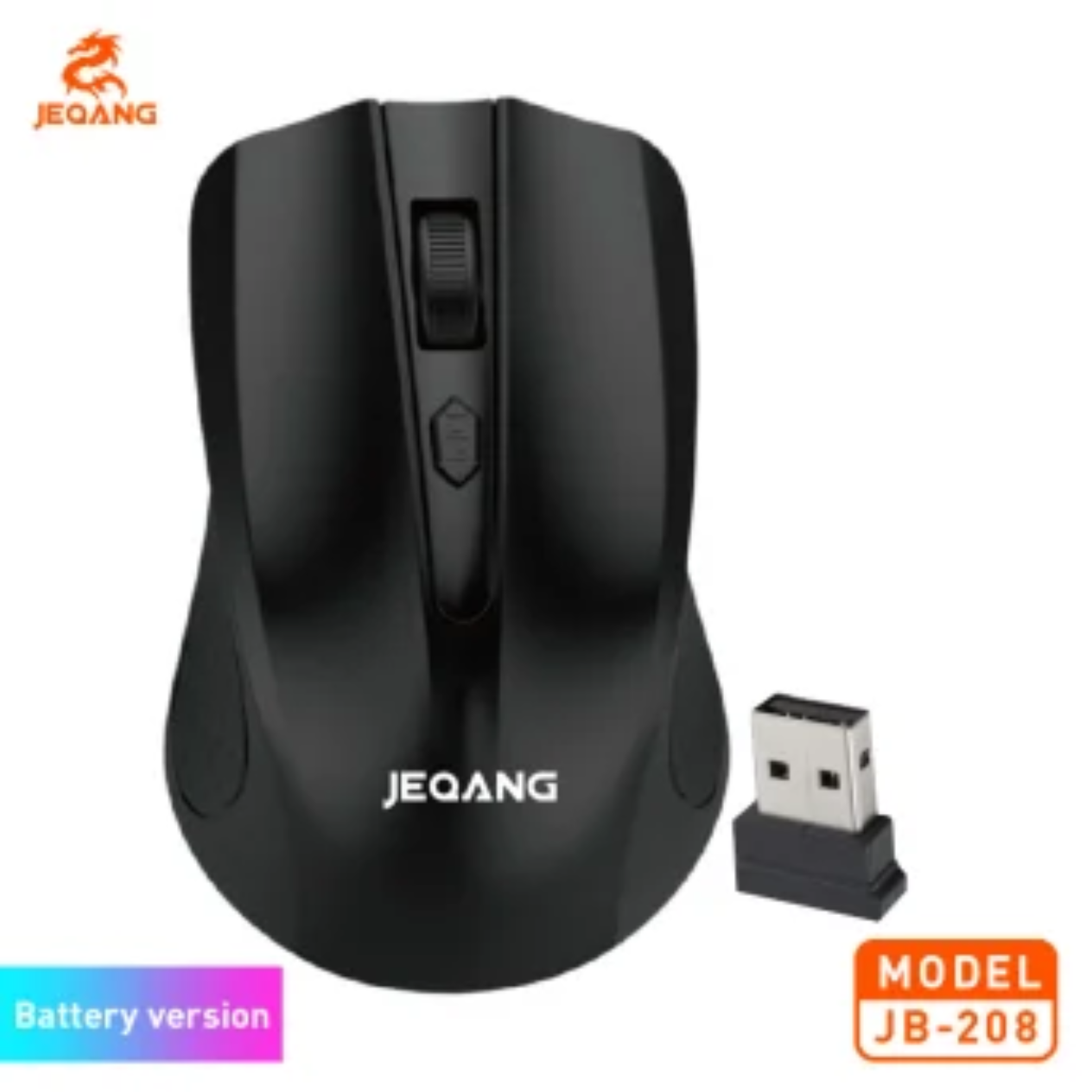 ماوس جيمنج لاسلكي جي كانج JB-208 ميني مريح مع تتبع بصري