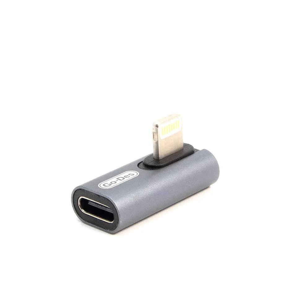 ئاداپتەری Go-Des GD-CT038 لە USB-C بۆ USB-C و لایتنینگ 2 لە 1