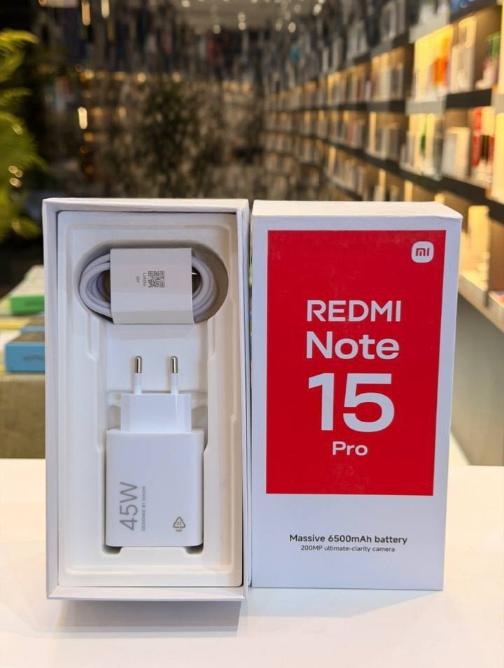 مجموعة شحن شاومي 15 برو بقوة 45 واط - محول طاقة وكابل USB-C