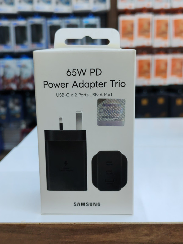 شاحن سامسونج الأصلي بقوة 65 واط USB-C للشحن فائق السرعة
