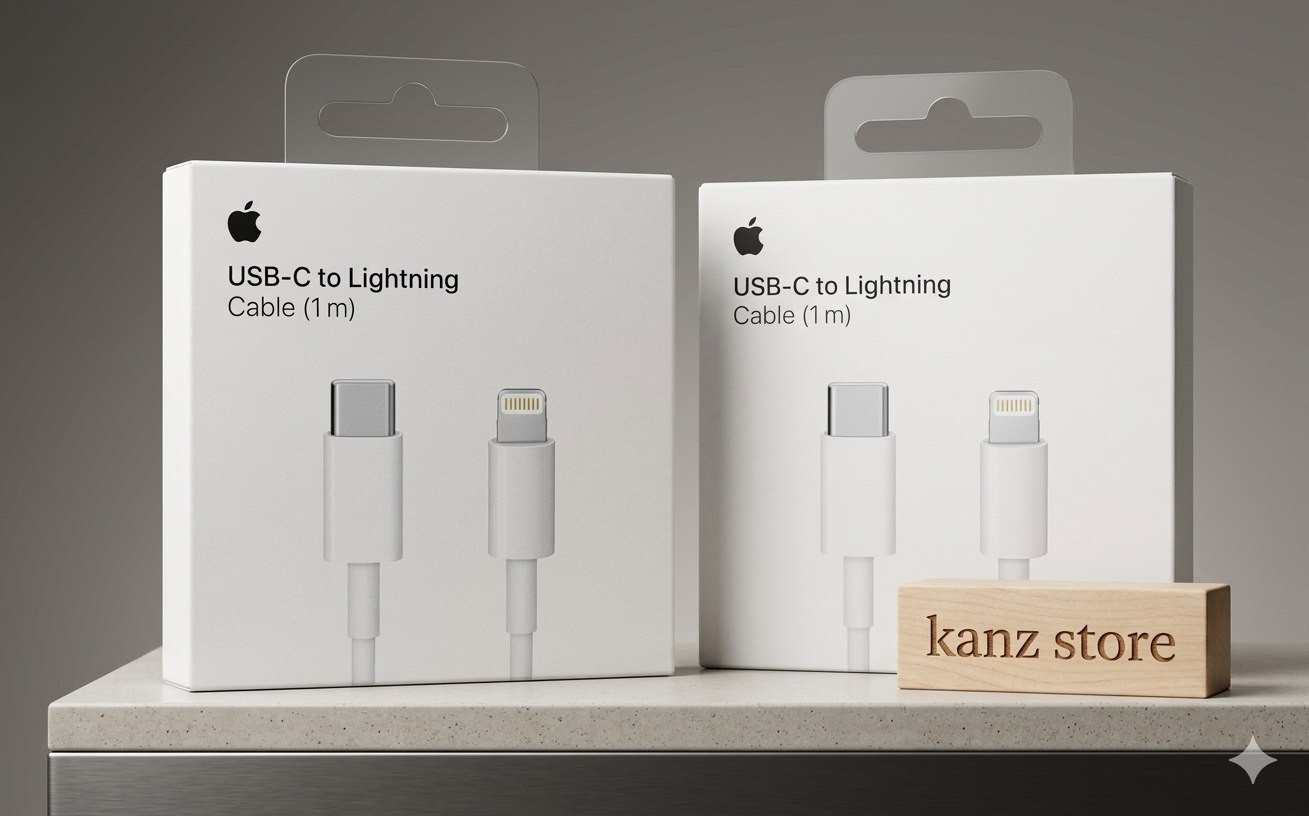 كابل أبل من USB-C إلى Lightning - ضمان لمدة سنة