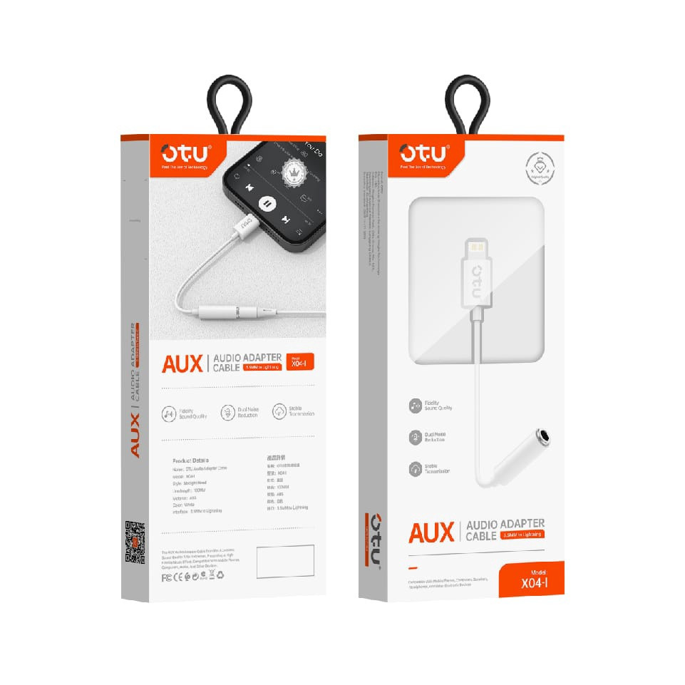 محول صوت LEAD 1 من USB Type-C إلى 3.5 ملم AUX - موديل X04-C
