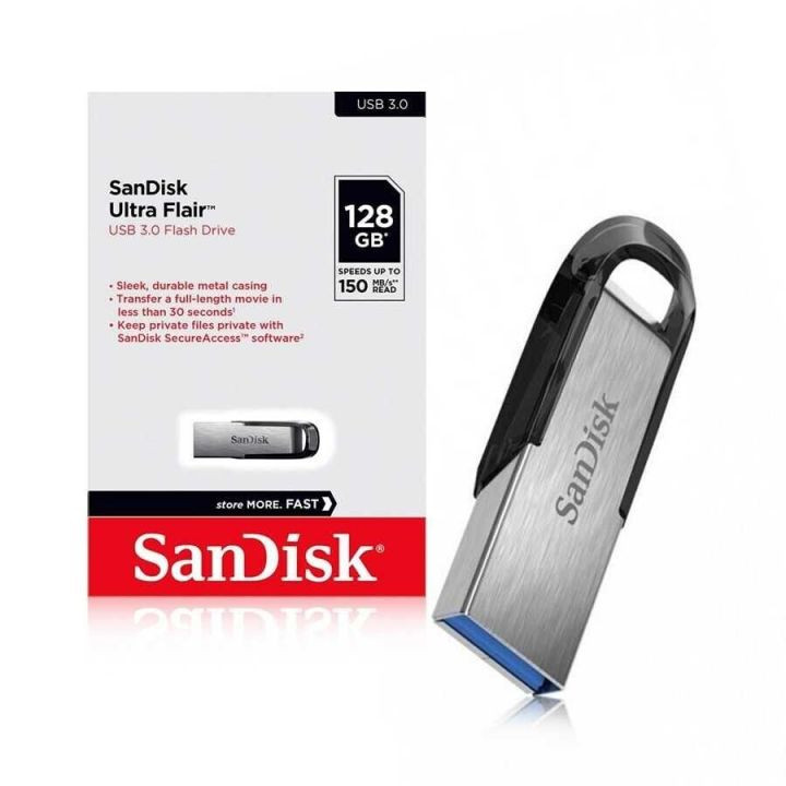 سانديسك الترا فلير USB 3.0 فلاش درايف - سرعة تصل إلى 150 ميجابايت/ثانية